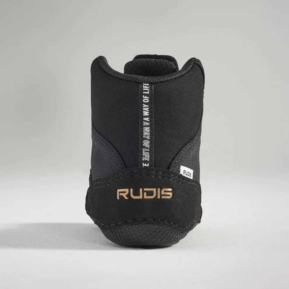 Дитячі борцівки Rudis Colt 2.0 Youth Wrestling Shoes Black Gold ᐉ